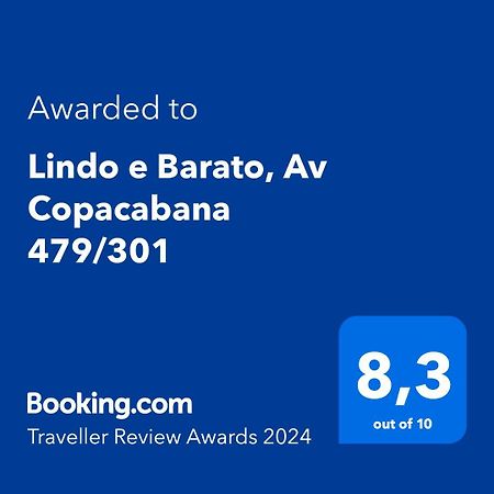 Lindo e Barato, Av Copacabana 479/301 Río de Janeiro Exterior foto